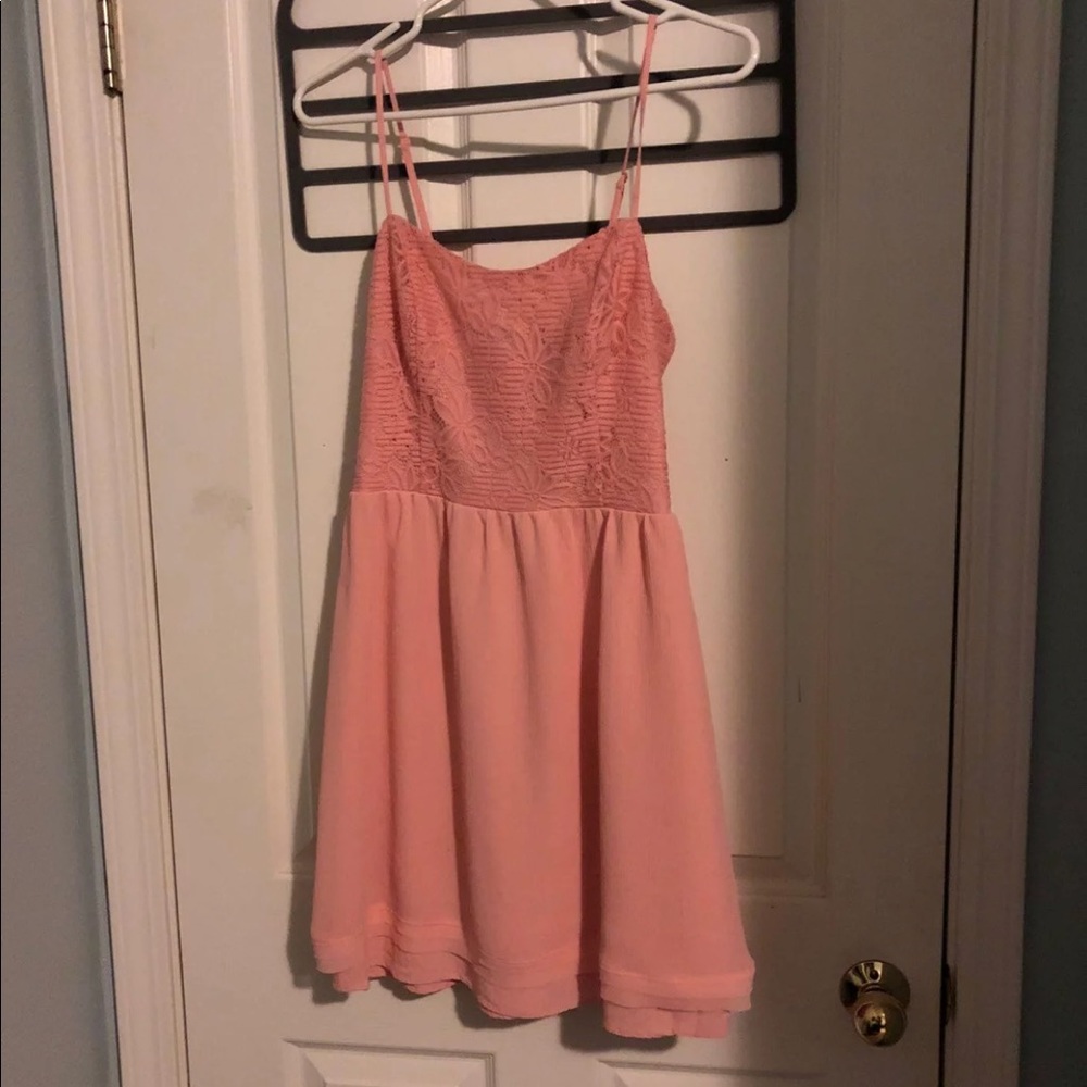 Peach dress